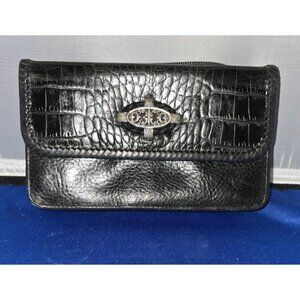 Brighton wallet bag leather black size 4.0 H X 7.5 L multifunction